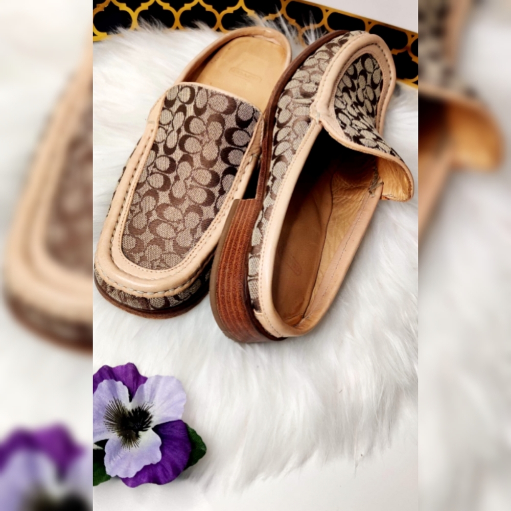 Coach slip-ons